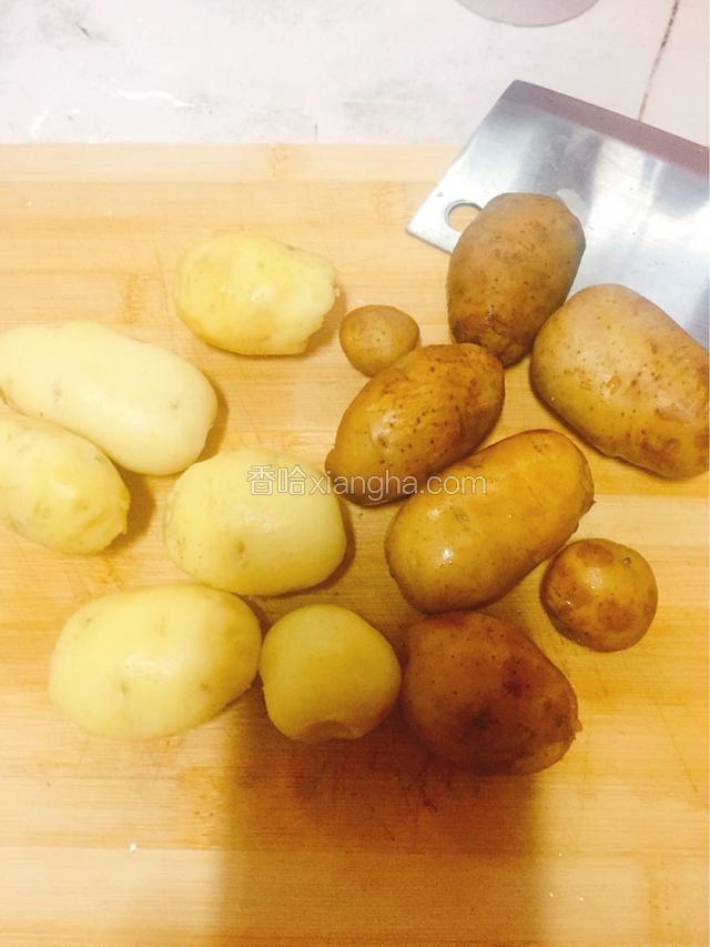 土豆先去皮