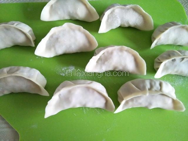 包好的饺子