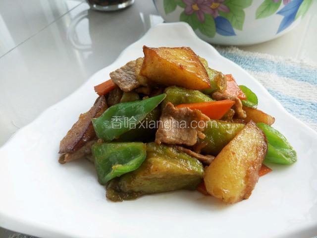 出锅装盘