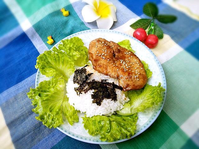 海苔鸡排饭