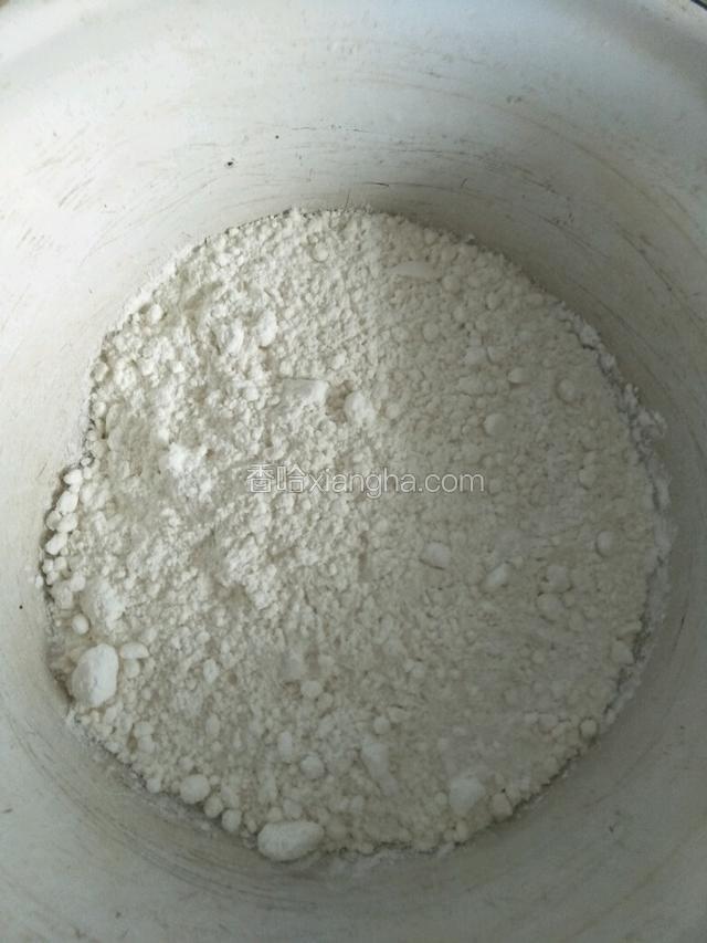 准备面粉