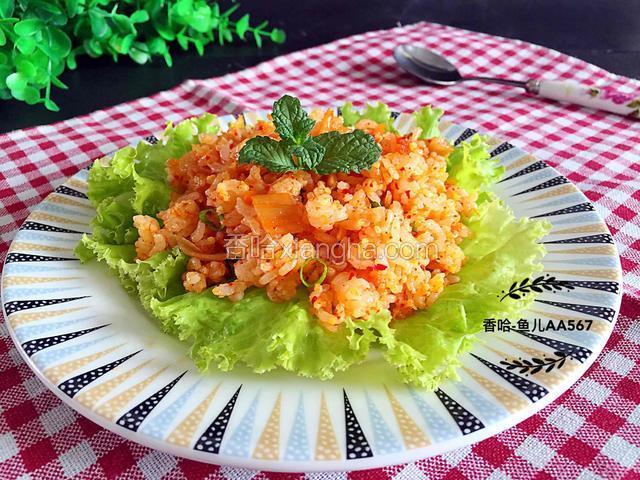 辣白菜炒饭