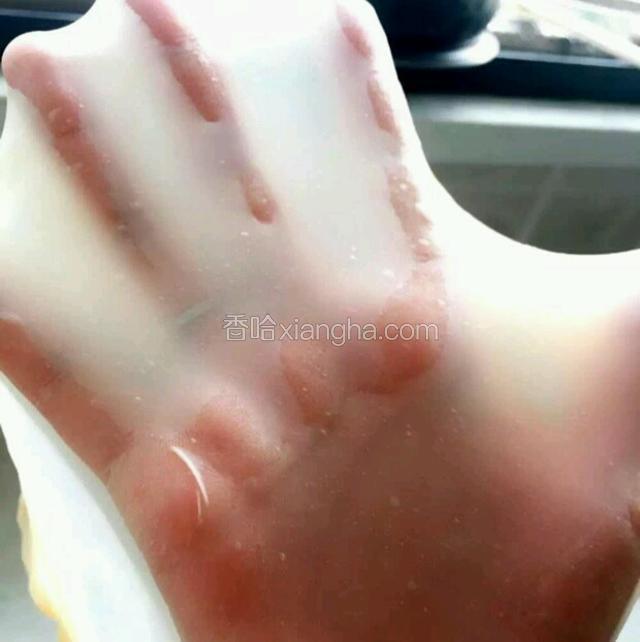 继续打至出手套膜