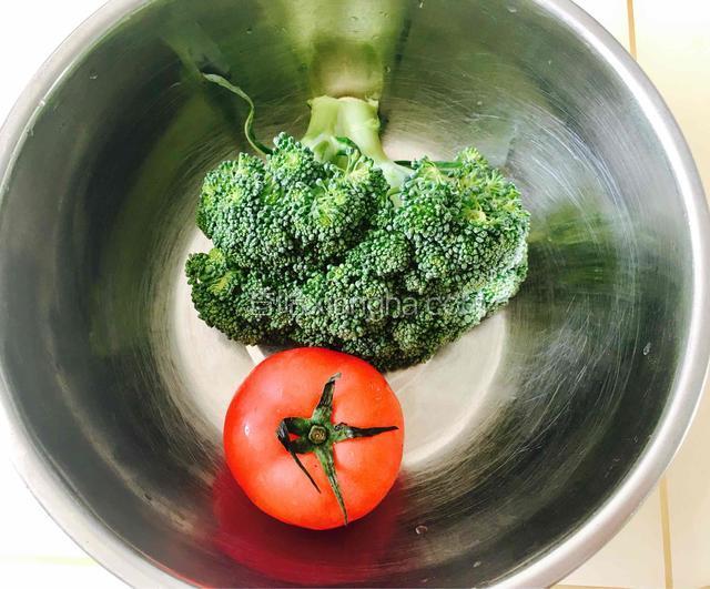 准备好食材。