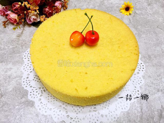 南瓜戚风蛋糕