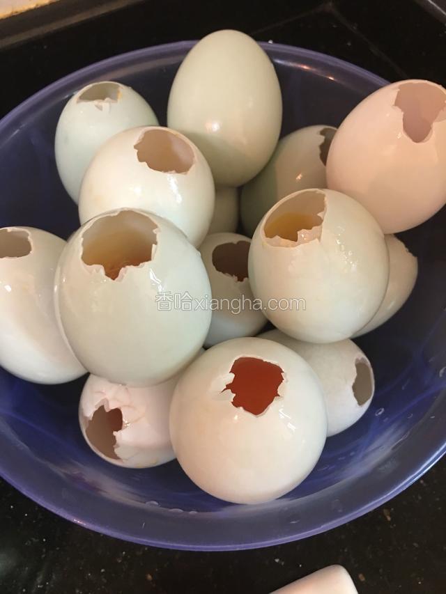 咸蛋清倒干净