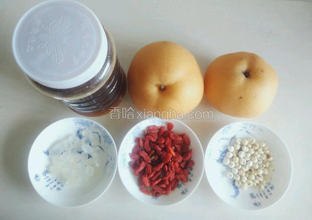 准备好所需食材