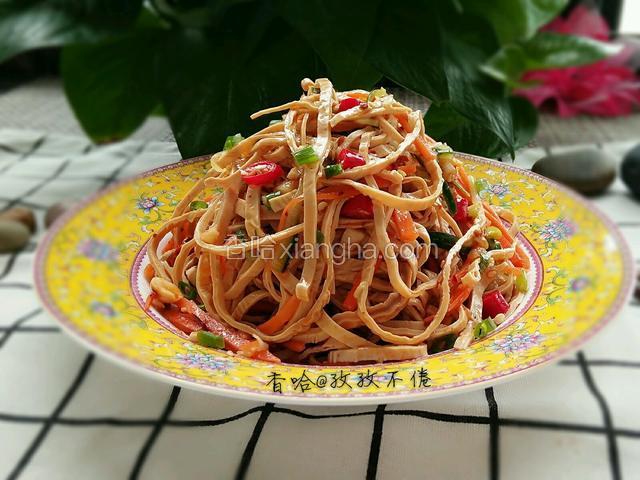 凉拌豆皮丝