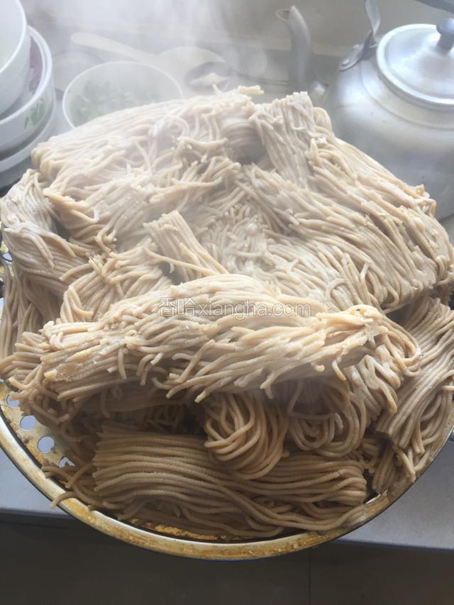 蒸莜面饸饹