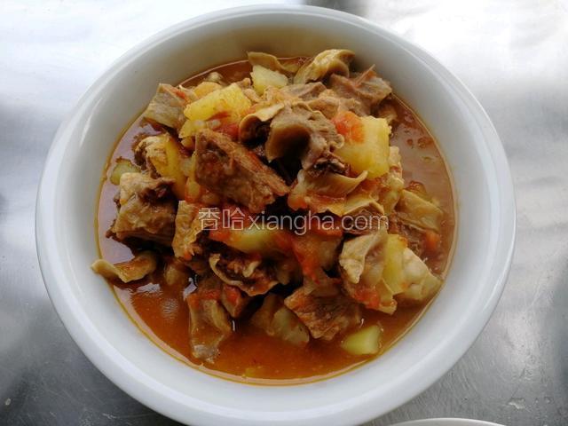 番茄土豆炖牛腩