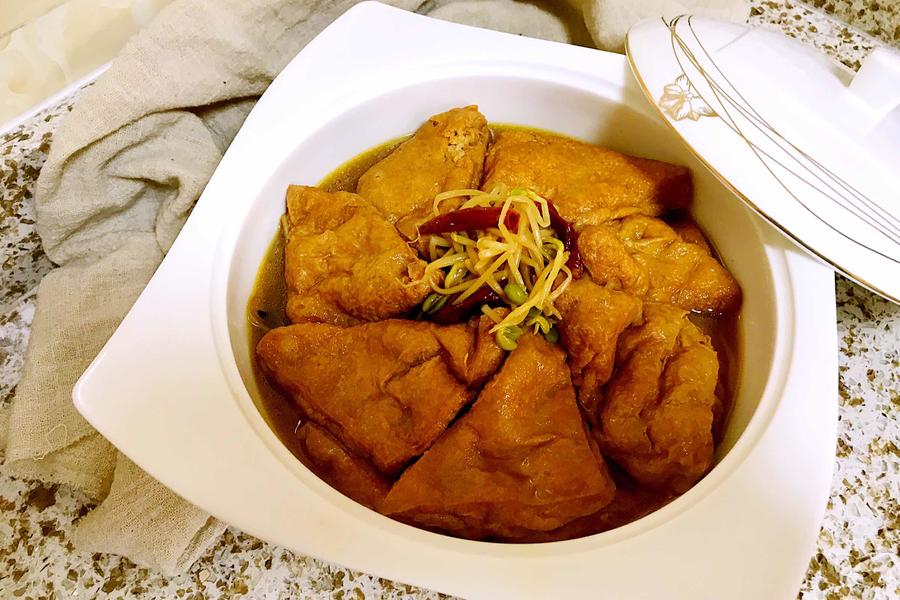 豆泡烧豆芽