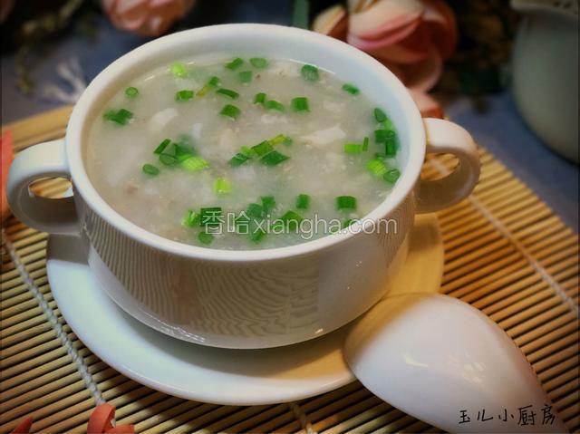 剔骨肉萝卜粥