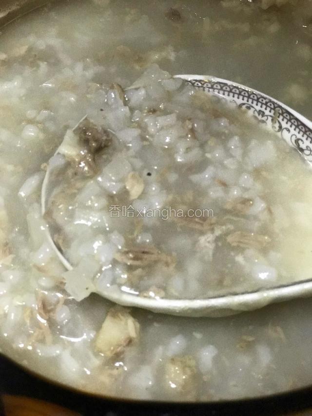 中小火熬至浓稠。