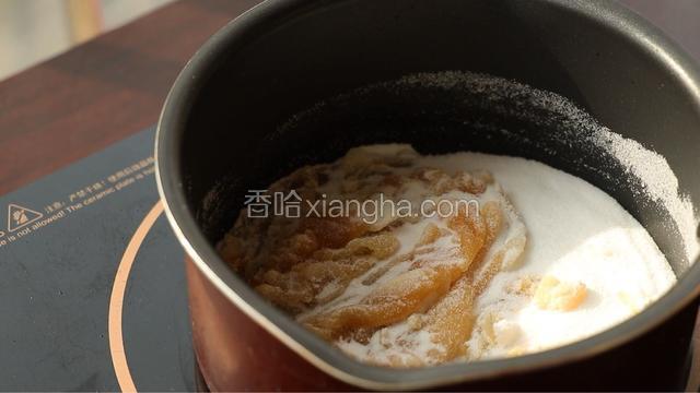 砂糖慢慢会融化