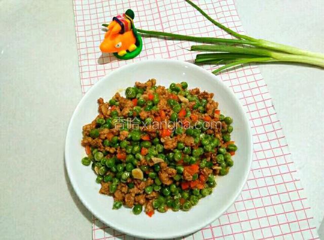 好吃下饭的烂肉豌豆就做好了