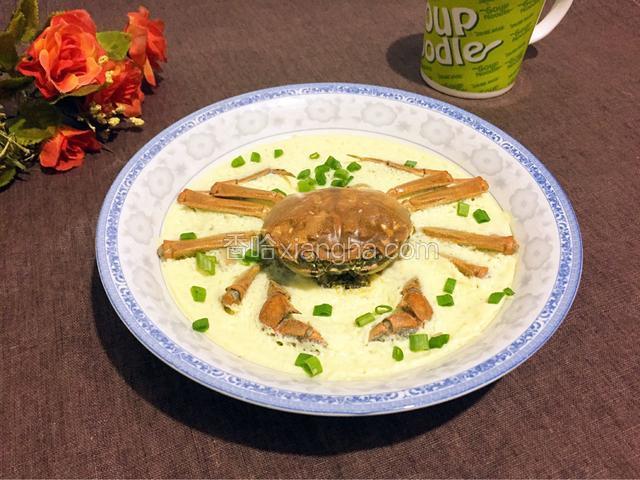蛋蒸螃蟹