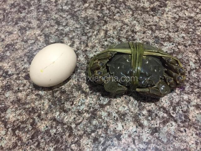 准备好食材。
