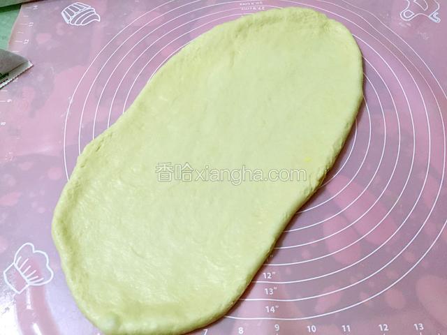 松弛十分钟后擀开