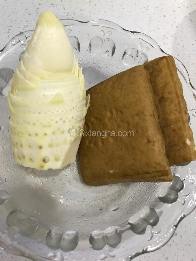 笋和豆腐干