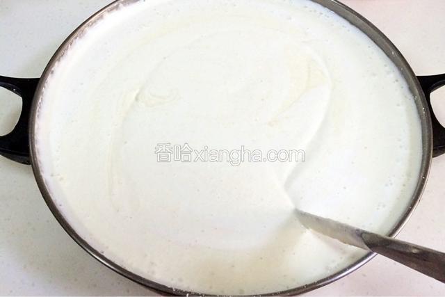 用勺子搅拌均匀，然后静置3～4小时。（若是做的份量少可以缩短静置的时间）