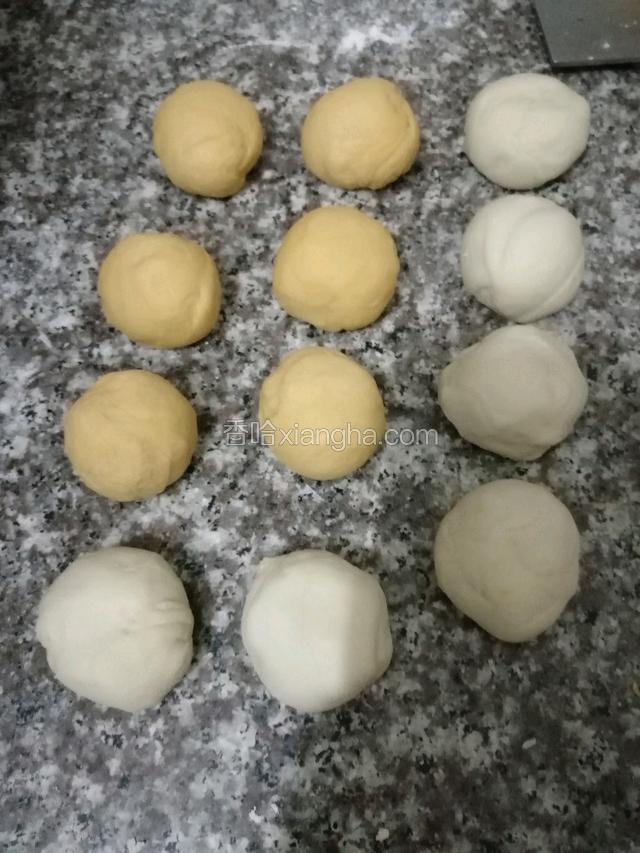 分别分成6个大小一致的小团