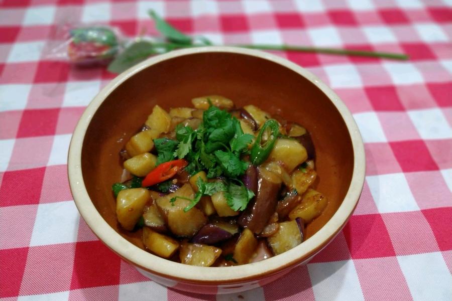 干锅土豆茄子