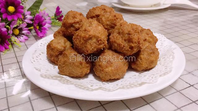 美味又营养的肉丸就做好了