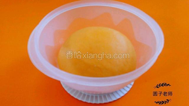 调成絮状之后，费些时间多揉一会儿面，把面要揉到光滑细腻，盖上严一点的盖子进行发面。
面发好一倍大就行了，再多揉一下，盖上盖子继续醒十分钟，就可以做造型了。