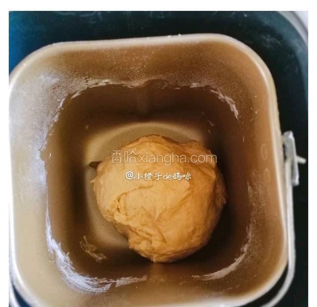 揉成光滑的面团进行后发酵
