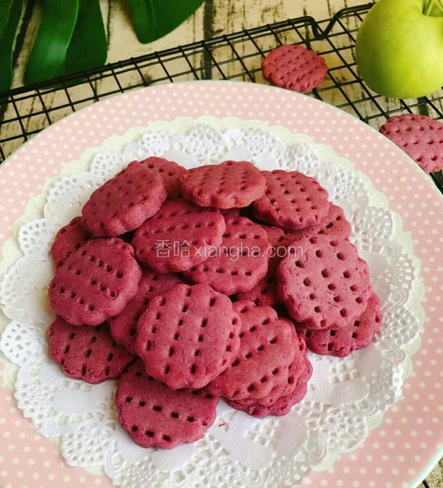紫薯饼干的教学