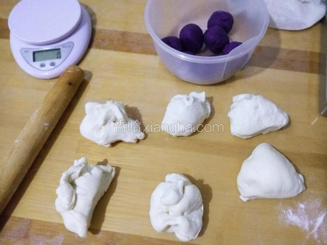 取出排气 分割成六等份