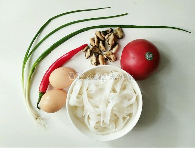 准备下图需要的食材。