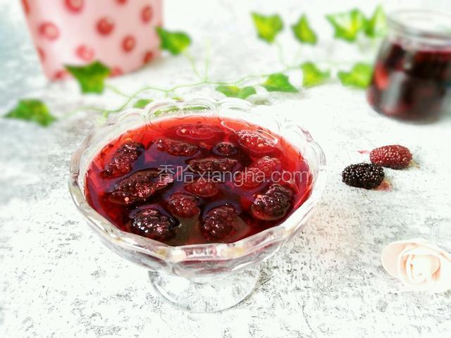 敏茹意作~桑椹水果茶~~成品图