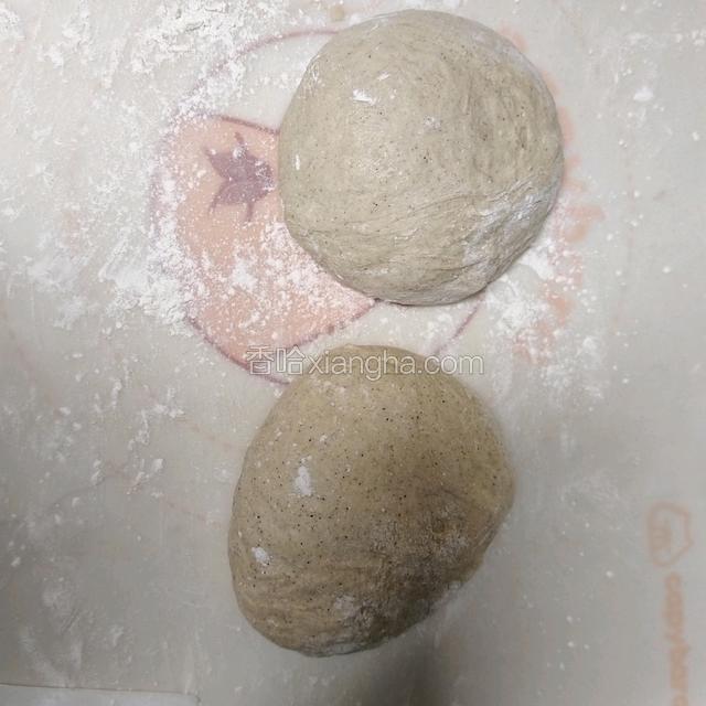 平均分成二等份，醒面20分钟