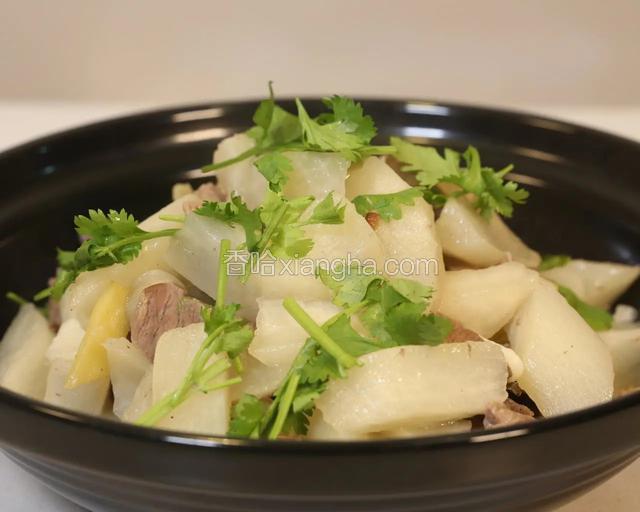 萝卜炖羊肉