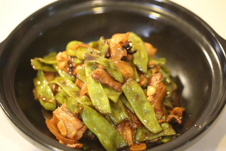 扁豆焖肉