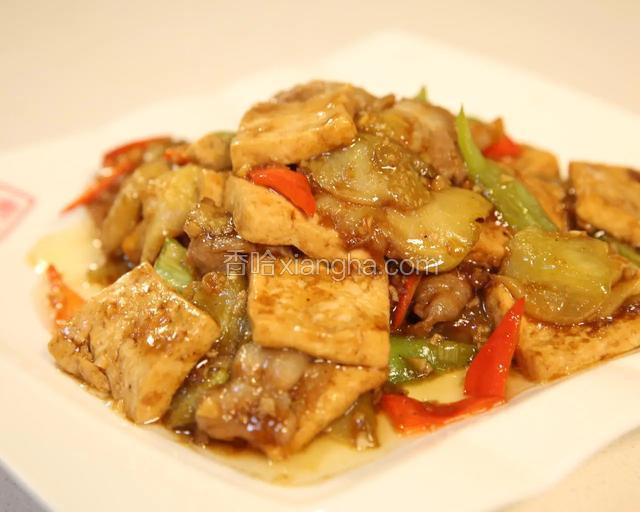 豆腐焖茄子