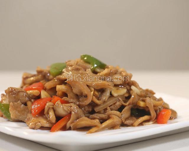 肉片烧蘑菇