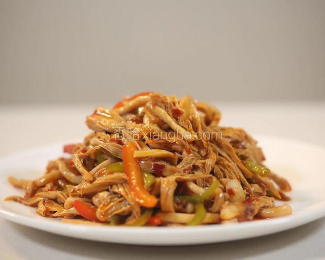 豆瓣腐竹鱿鱼丝