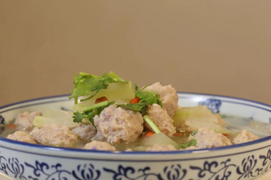 冬瓜汆丸子