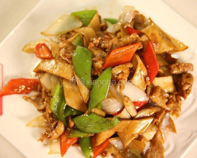 杏鲍菇炒肉片