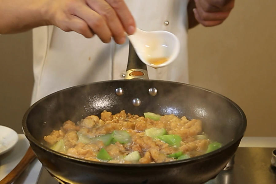 丝瓜小酥肉