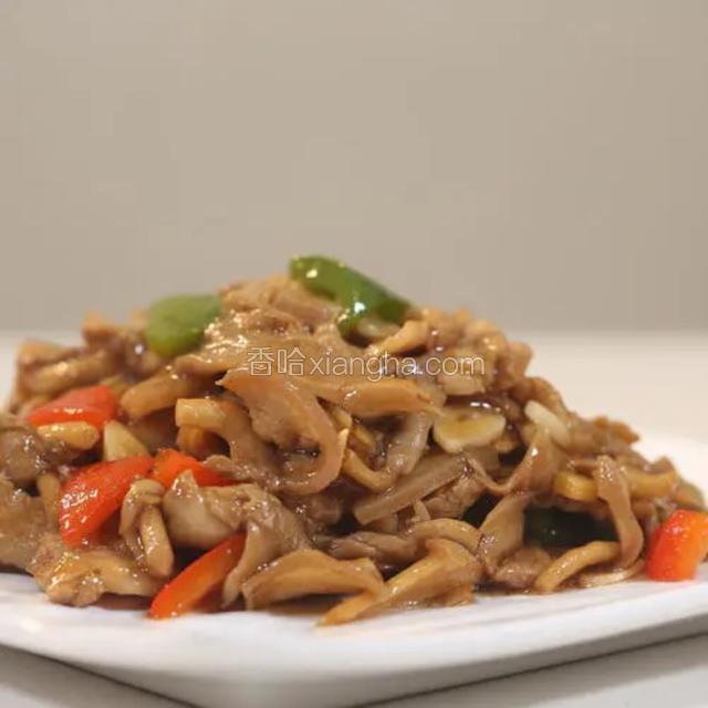 杏鲍菇炒胡萝卜