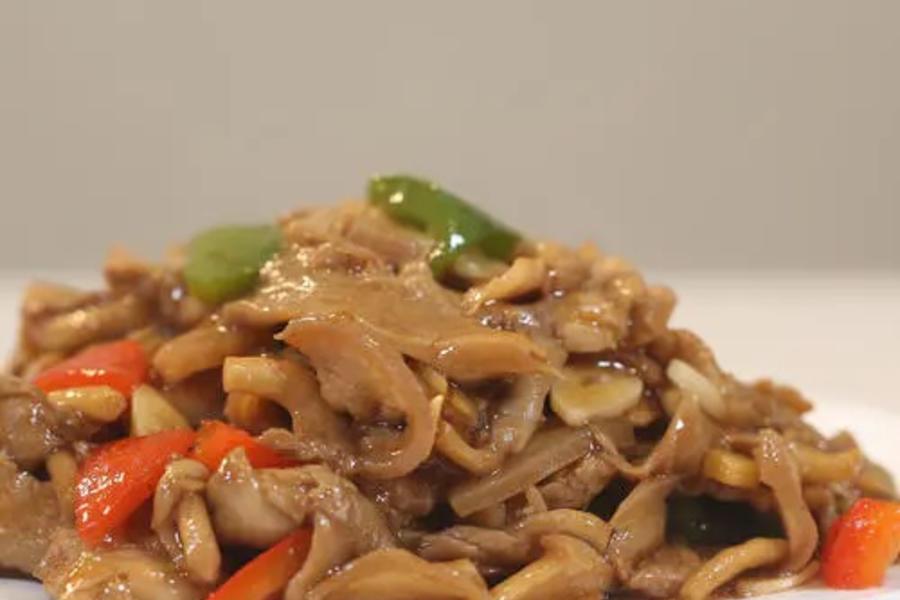 杏鲍菇炒胡萝卜