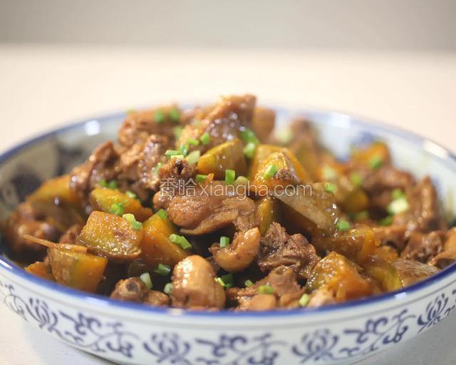 南瓜炖鸭块