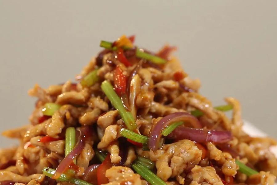麻辣鸡丝