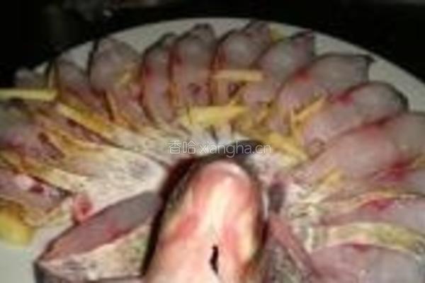 火腿开屏鱼的做法图解5