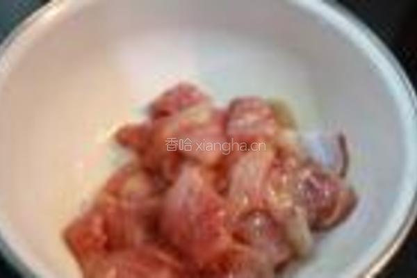 香干炒肉片的做法图解2
