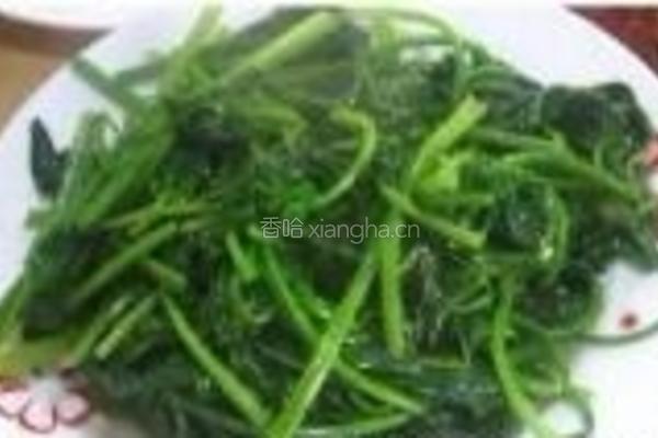 上汤皮蛋菠菜的做法图解4