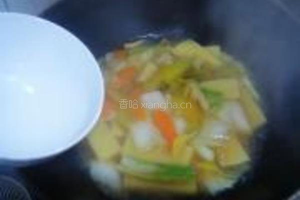潮洲酸菜烩米豆腐的做法图解6